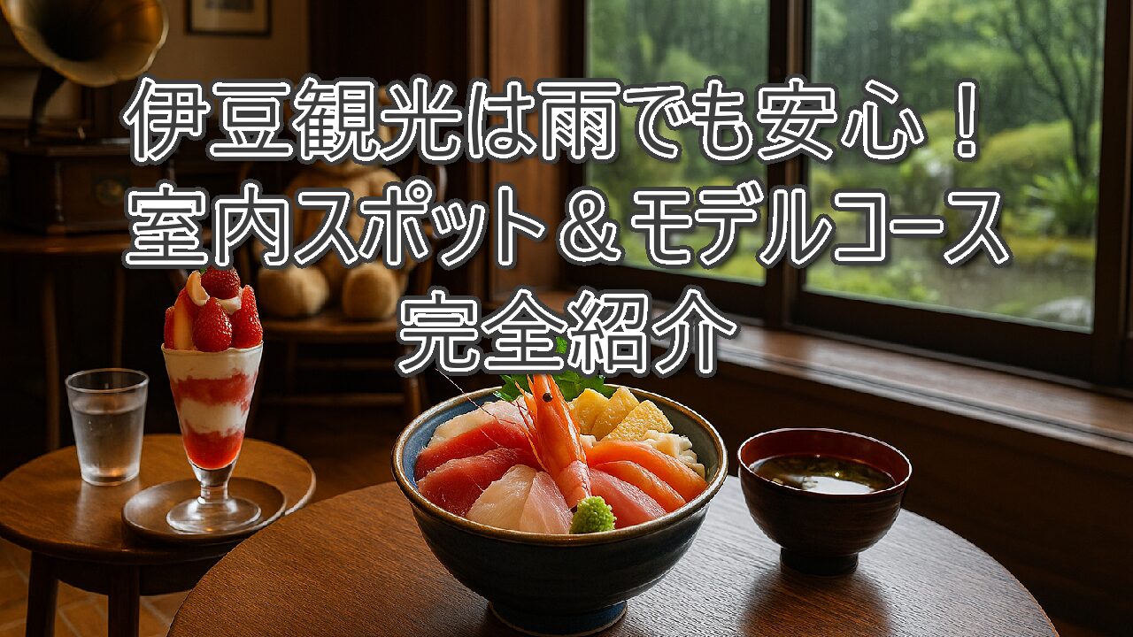 伊豆観光は雨でも安心！室内スポット＆モデルコース完全紹介