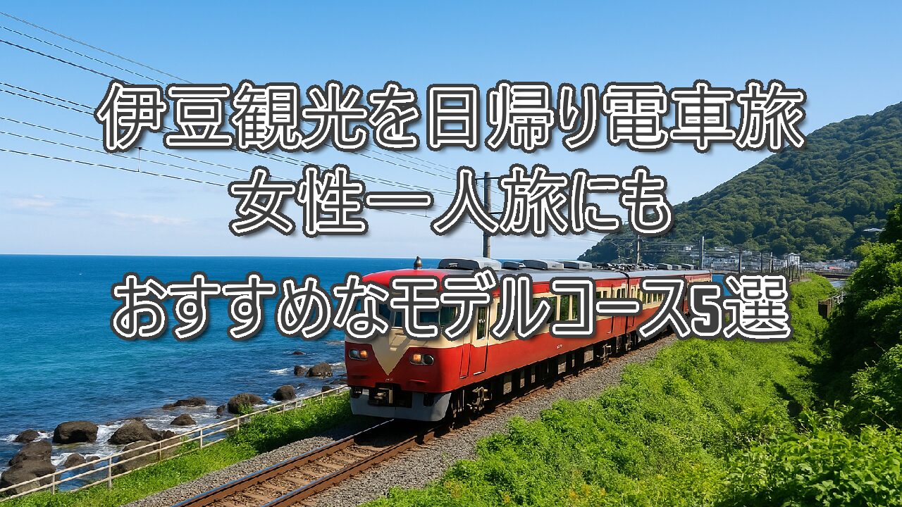 伊豆観光を日帰り電車旅