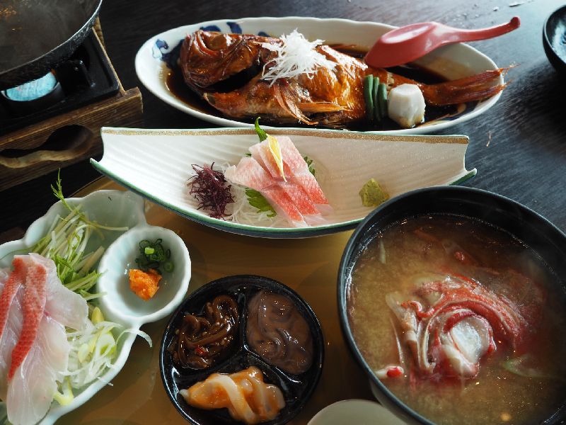 金目鯛の煮付け定食