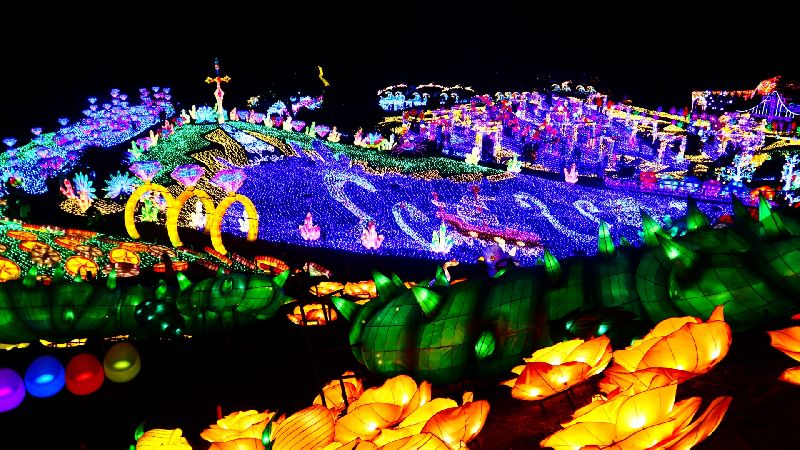 ぐらんぱる公園のイルミネーション
