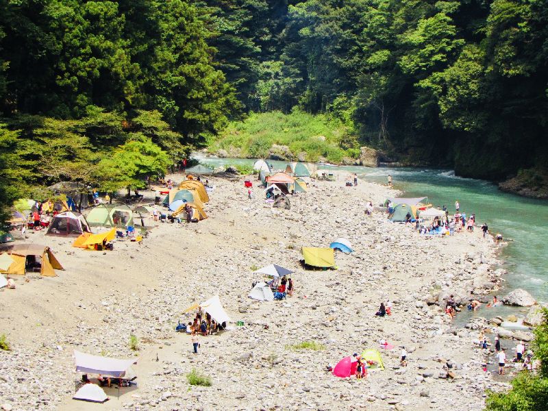 奥多摩のキャンプ場