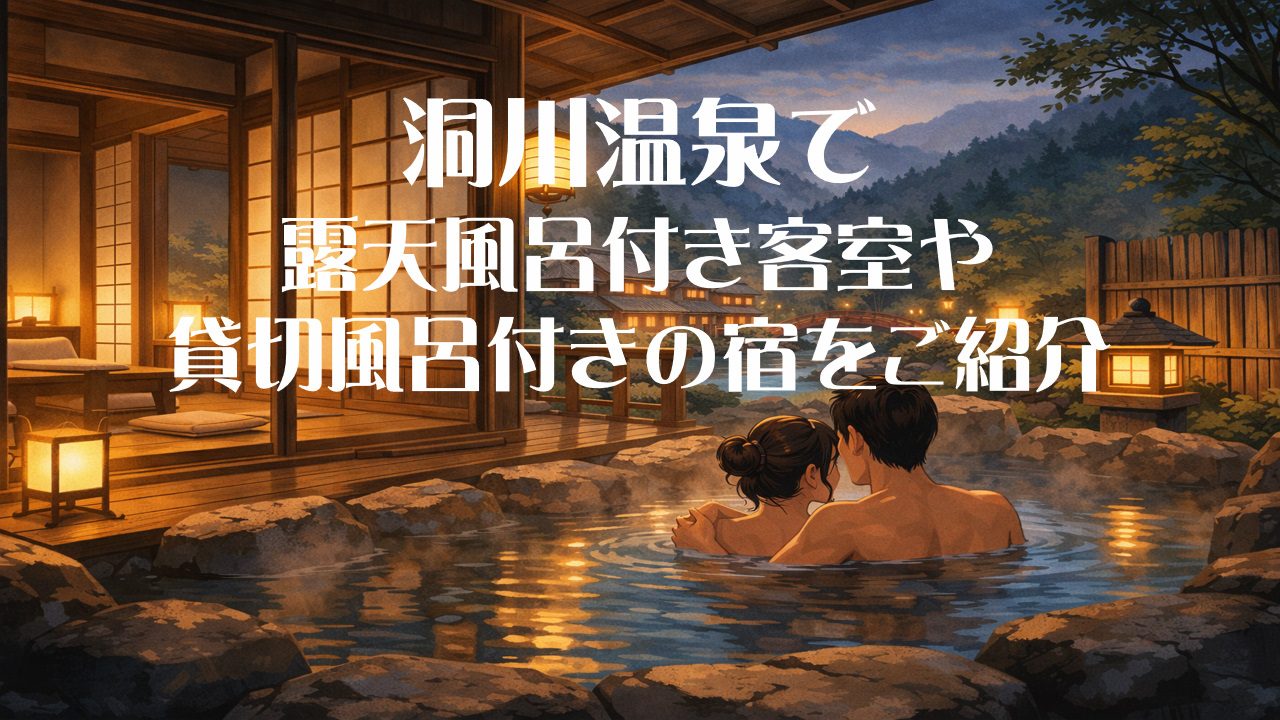洞川温泉で露天風呂付き客室や貸切風呂付きの宿をご紹介