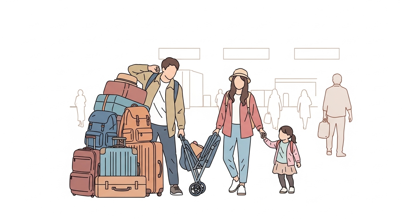 子連れ旅行の荷物、なぜいつも「多すぎ」になっちゃうの？