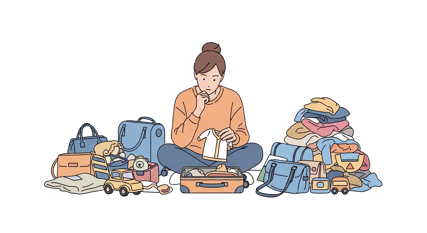 荷物半減！子連れ旅行で「これだけは外せない」厳選テクニック3ステップ