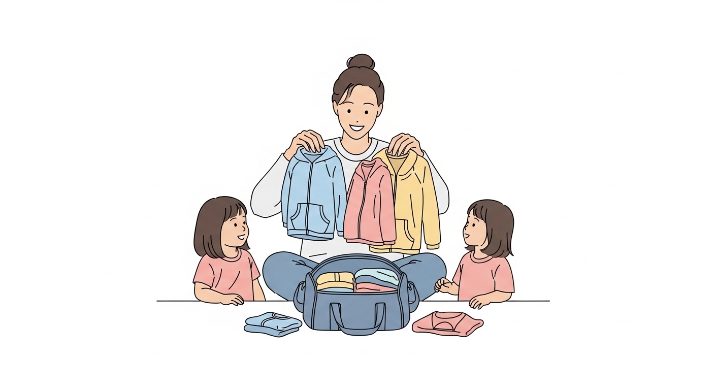 ステップ1：服は「洗濯前提＋着回し」で劇的に減らす術