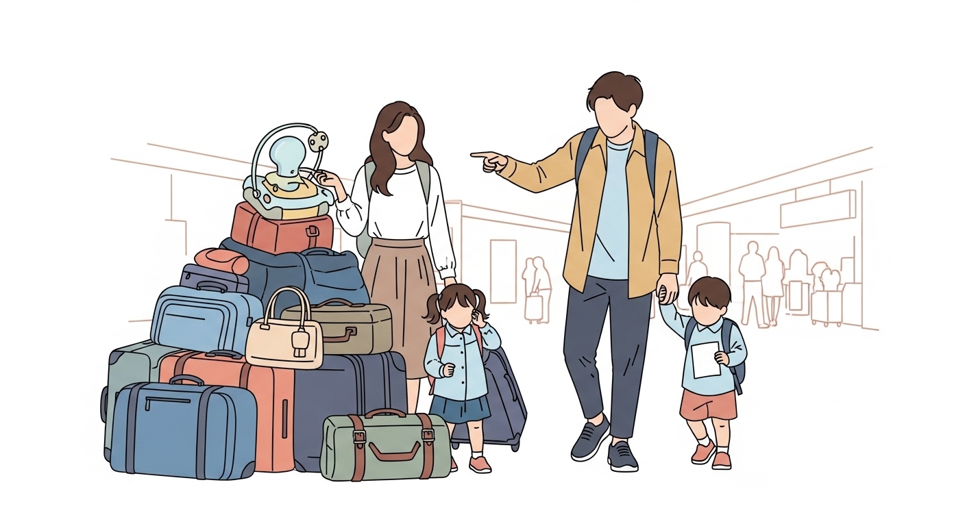 私の失敗談から学ぶ:「これ、正直いらなかった!」子連れ旅行NGアイテム3選