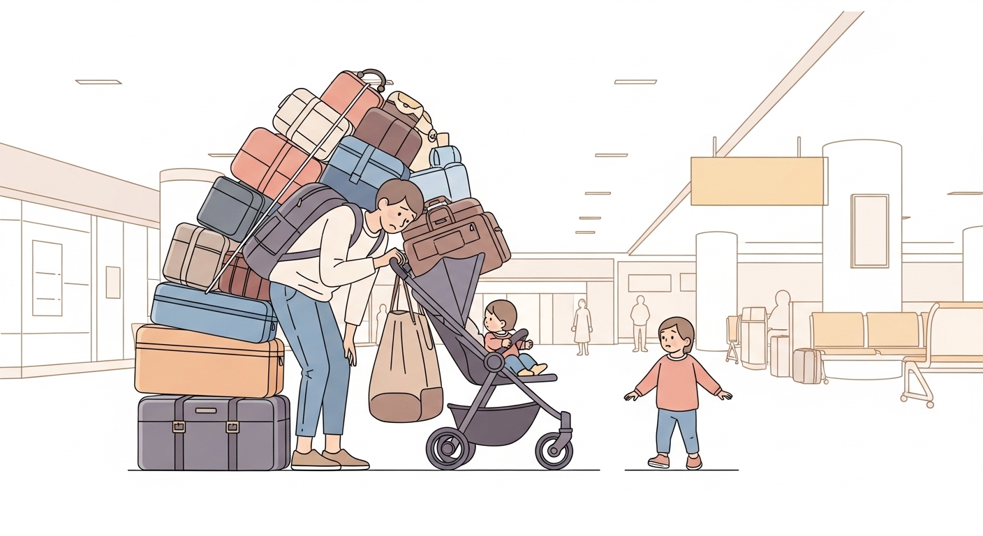 子連れ旅行、2歳児の荷物で失敗談！「安心」が「重荷」になったあの時