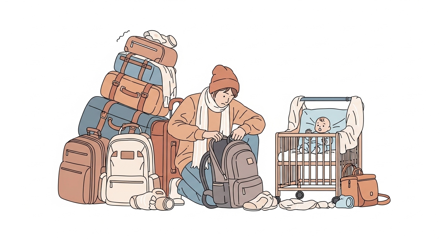 赤ちゃんの忘れ物で旅が絶望に変わる前に!これだけは絶対!