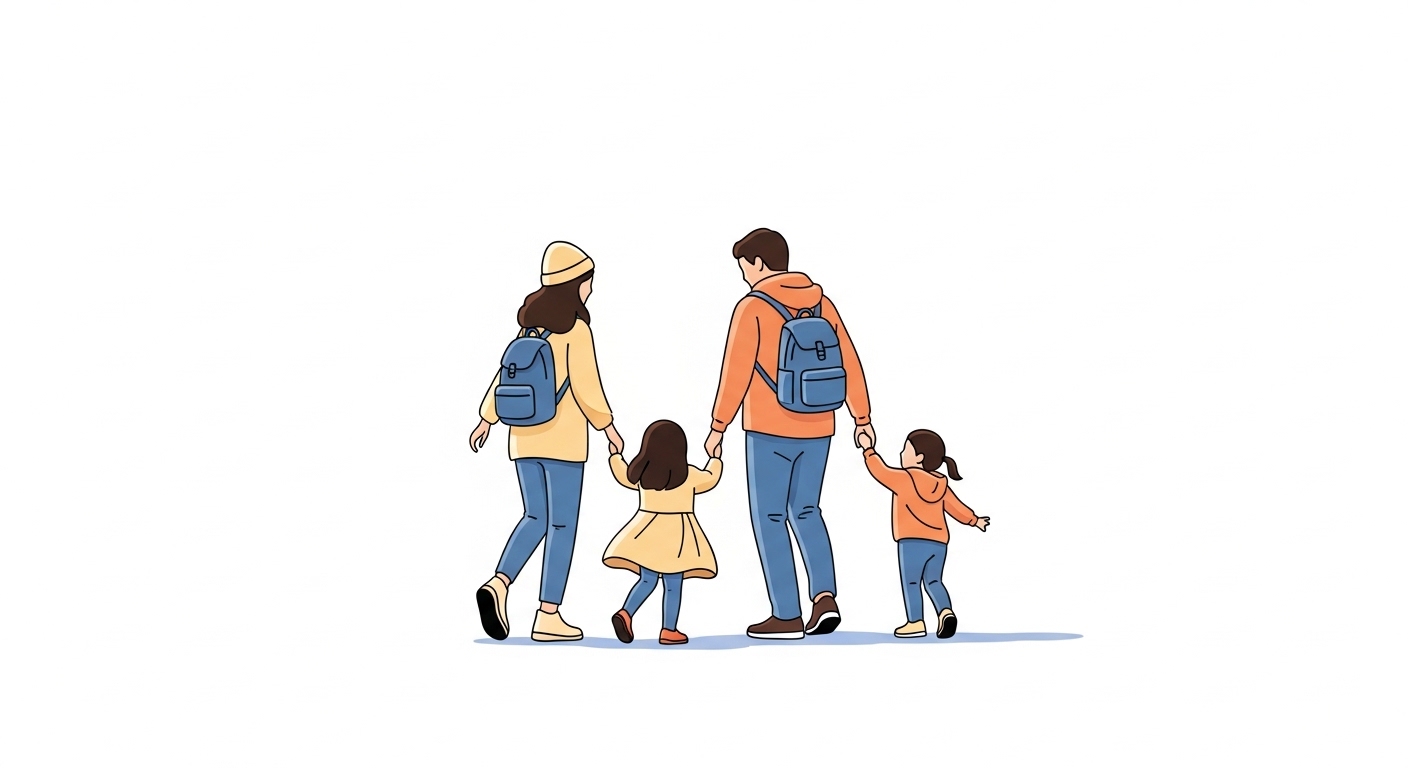 旅の荷物は、親子の笑顔と自由な時間に変わる魔法