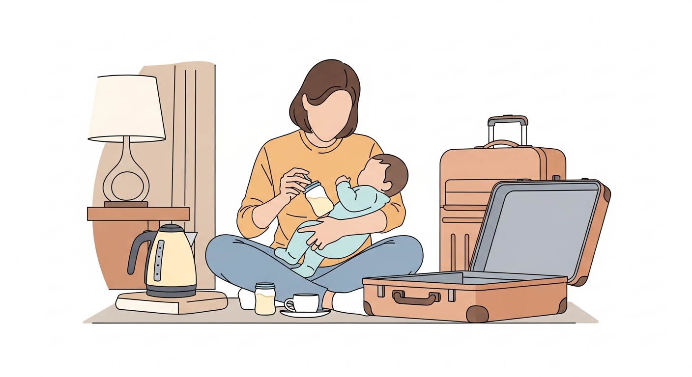 旅先でのミルク調達、どうする？私が実践した3つの選択肢