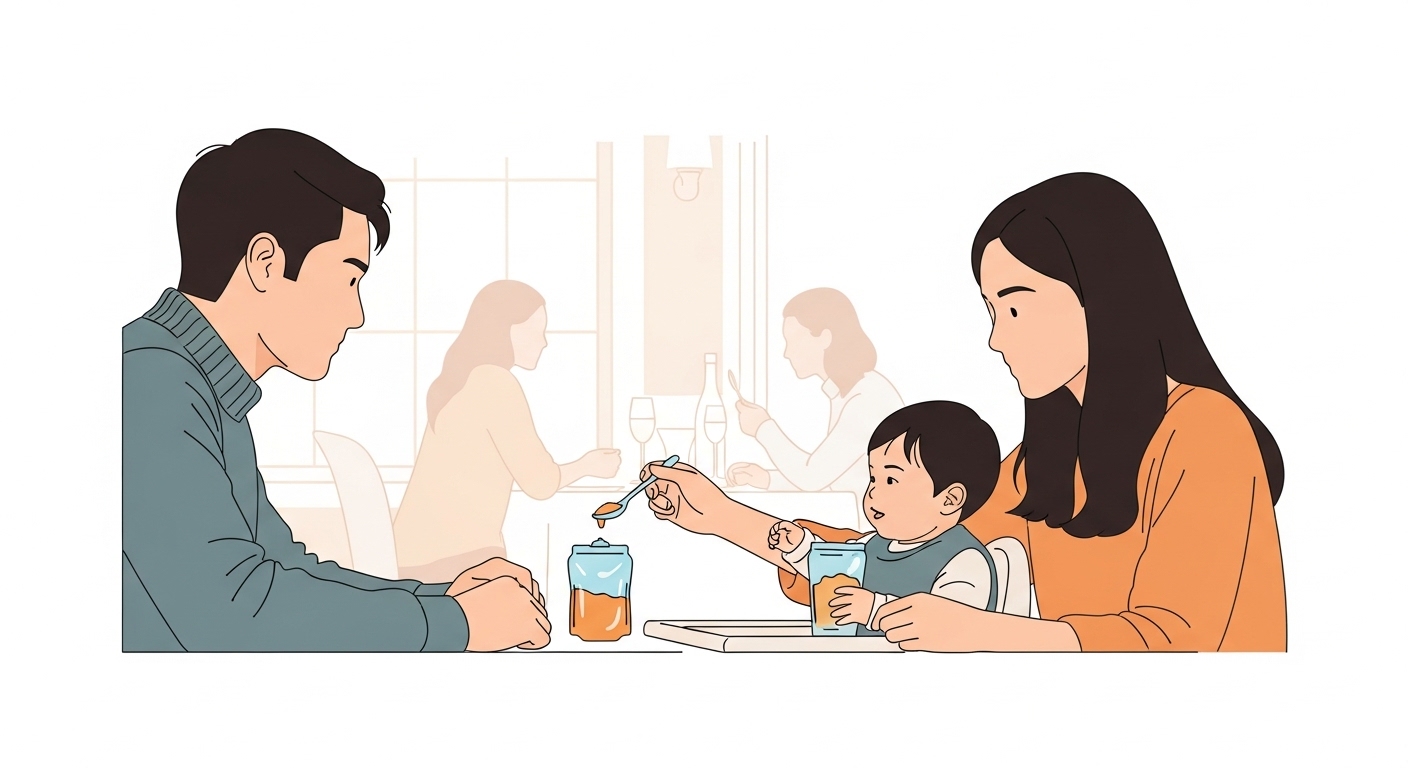 子連れ旅行の離乳食、持ち込みはどこまで許される?