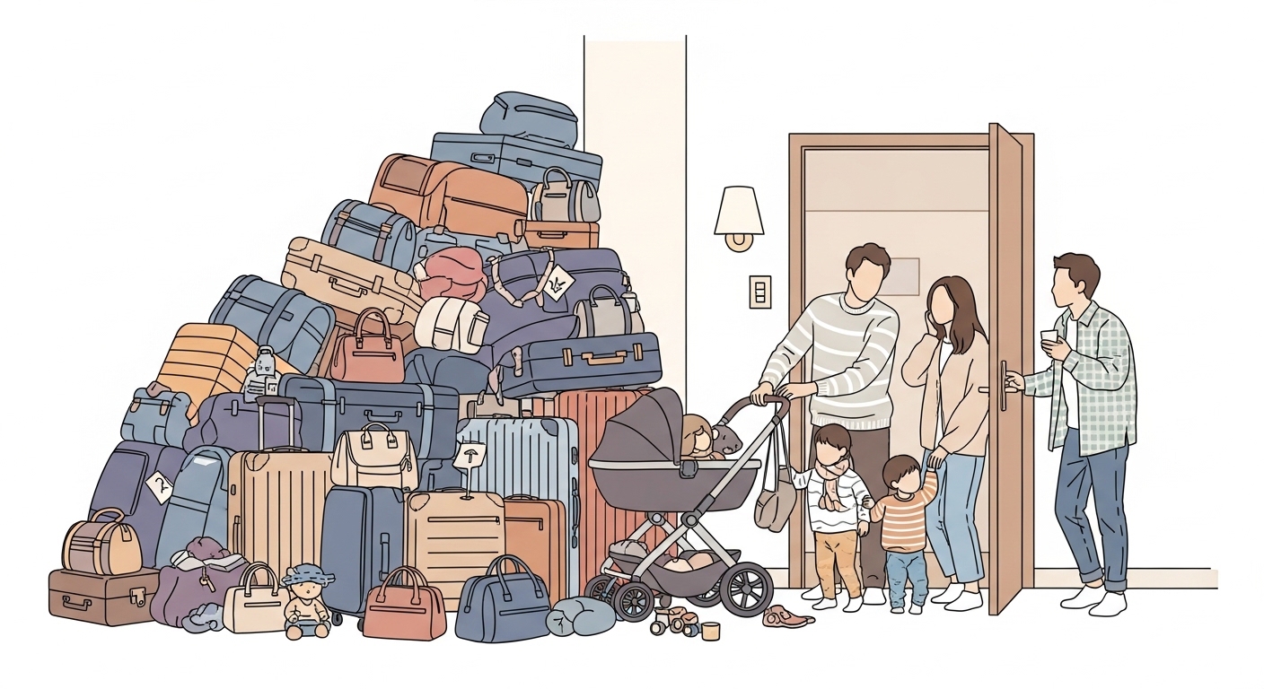 子連れ旅行の荷物、減らすどころか増える「誤解」に気づいて