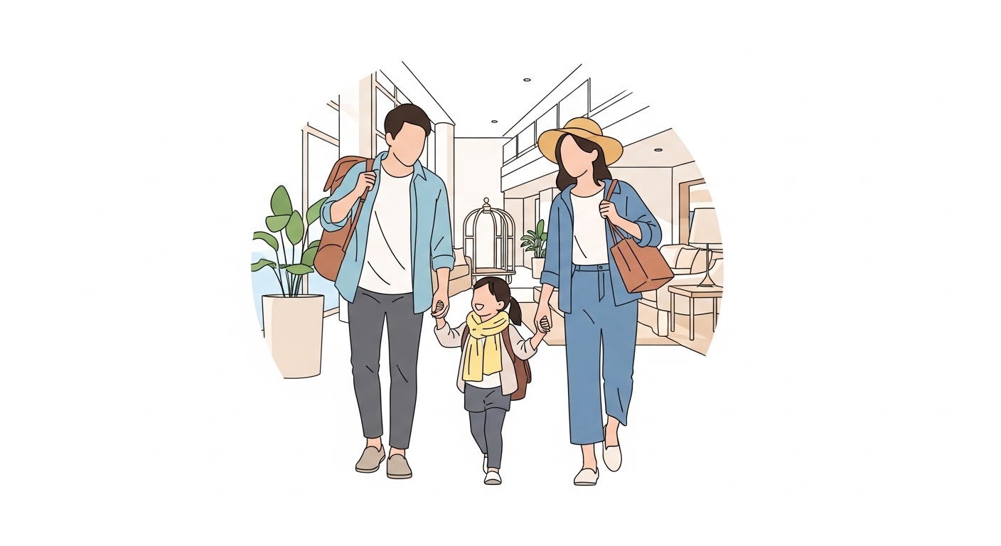 もう荷物に悩まない！身軽な旅で家族との時間を最高に楽しむコツ