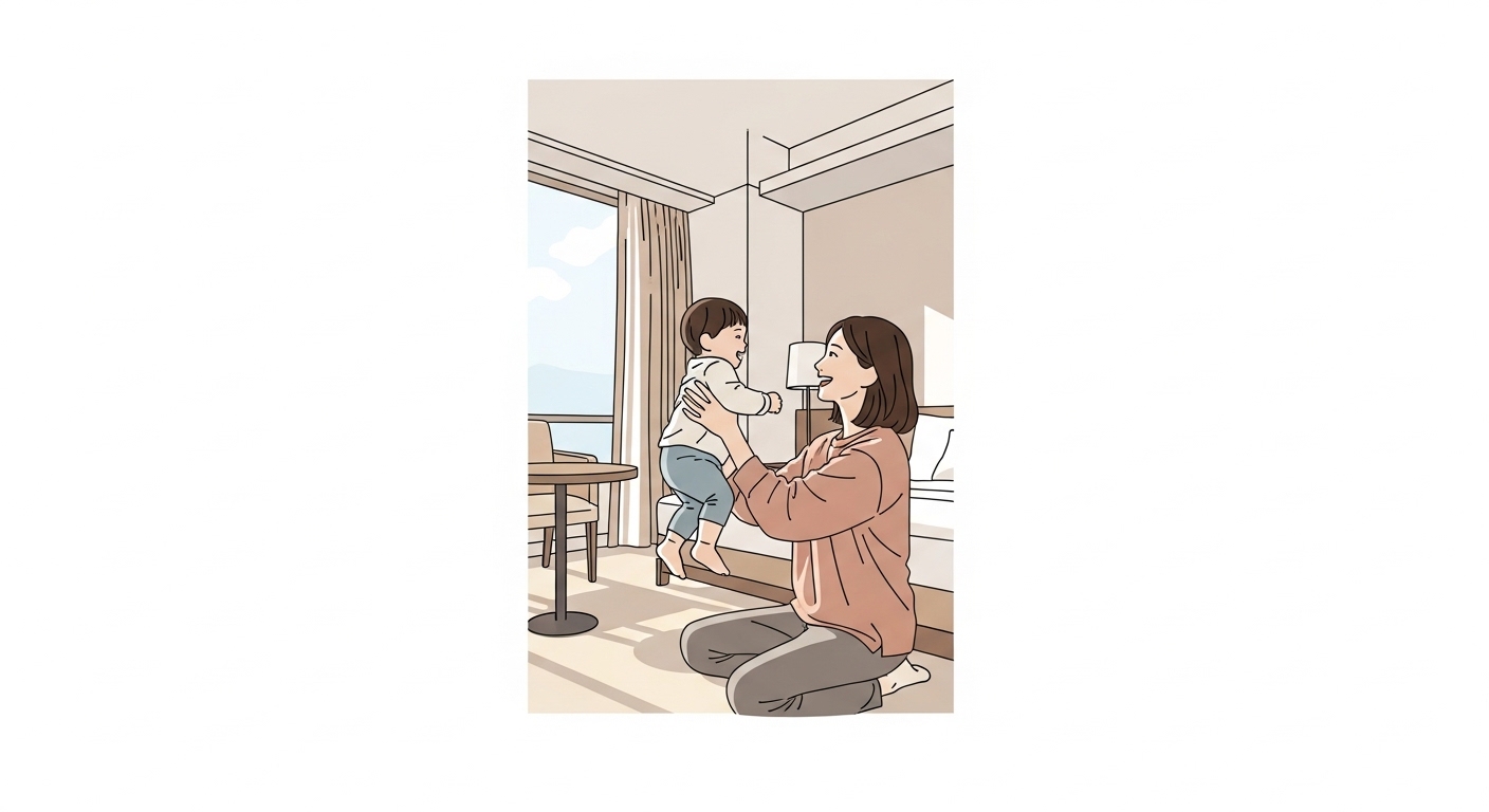 ママが笑顔だと、旅全体が輝き出す!