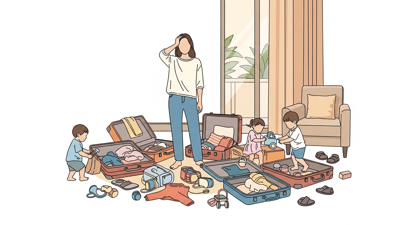 フクギテラス子連れ旅、普通の荷物リストじゃ足りないって本当?