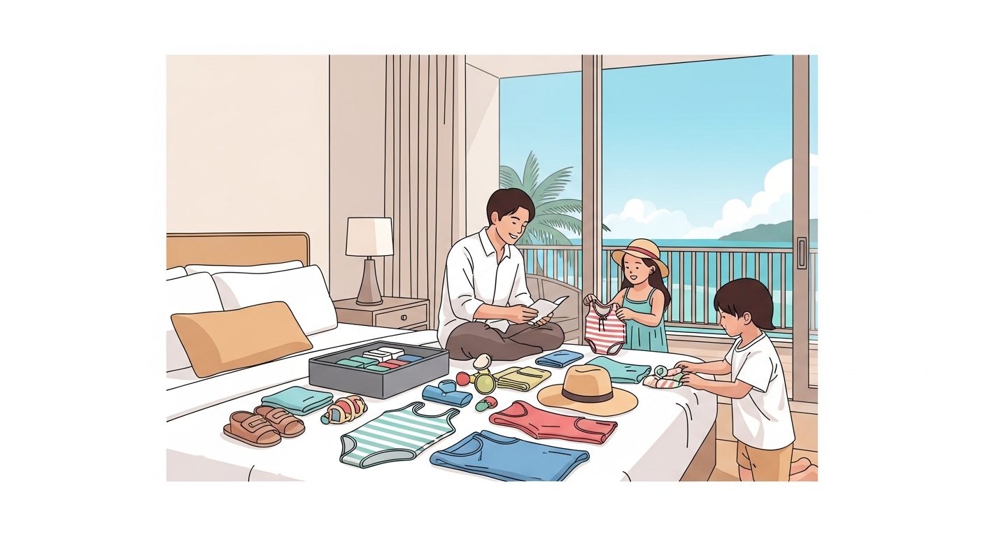 【正直レポ】これだけあれば十分！我が家の『カフー持ち物ベストリスト』