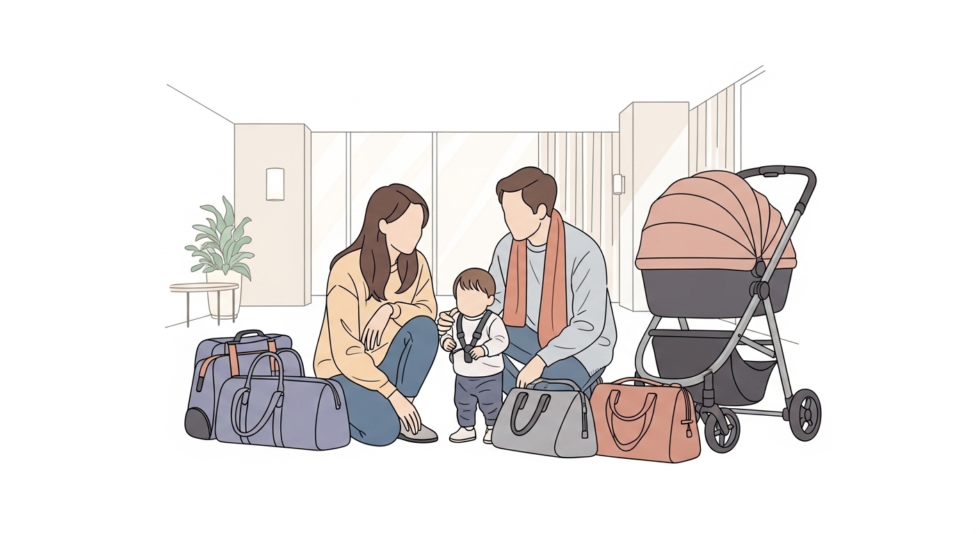 これだけあれば大丈夫!2歳児連れレバント東京「厳選持ち物リスト」