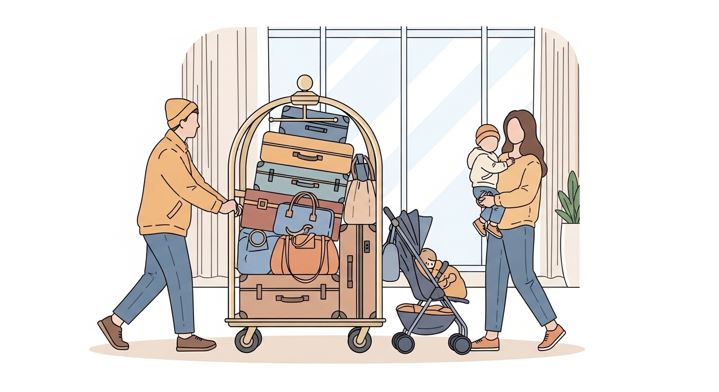 2歳児とのプラナ東京ベイ、荷物多すぎ問題にぶつかる前に知っておくべきこと