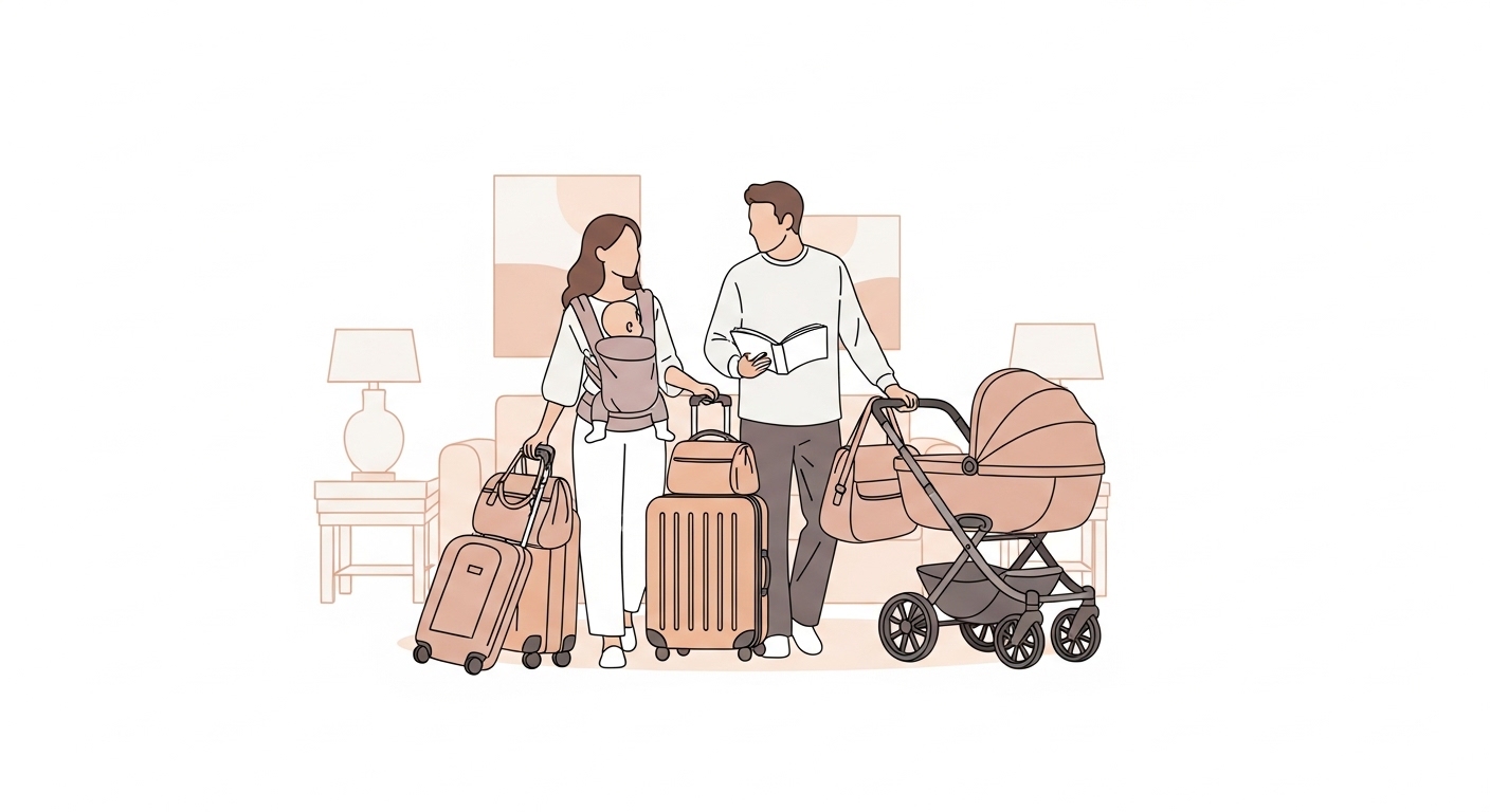 ルーシーキキでの赤ちゃんとの時間、荷物ストレスを乗り越えて最高の思い出にするには?