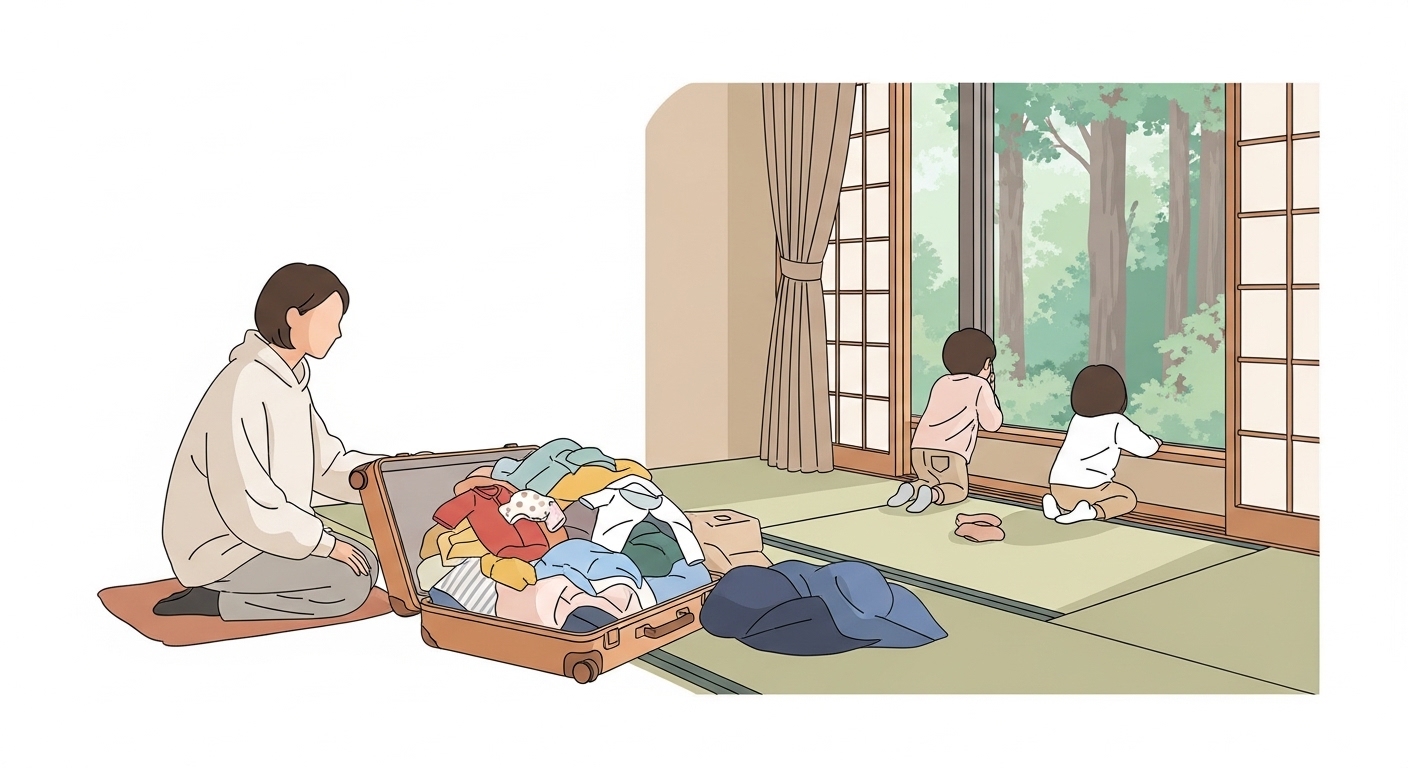 「念のため」はもうやめて！子連れ旅で意外と使わない服の真実