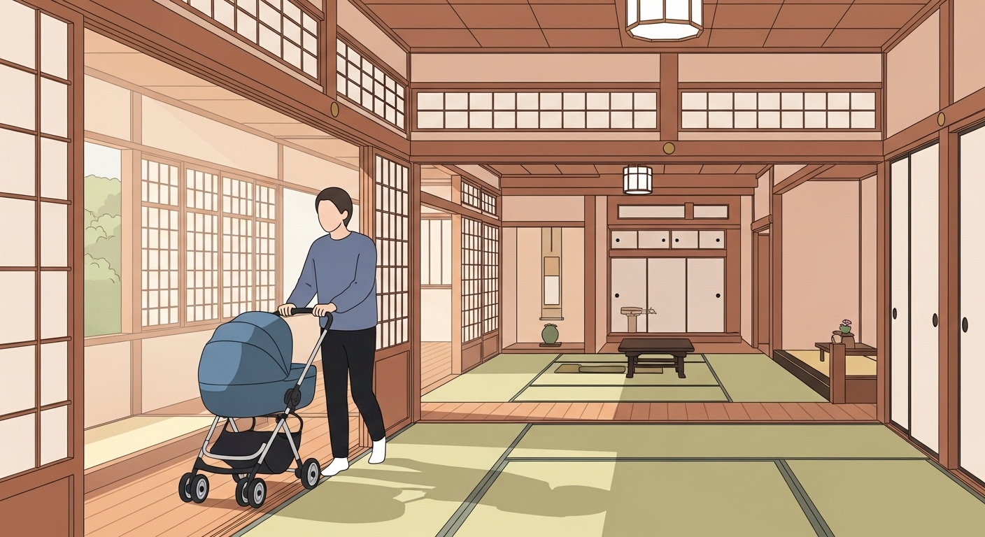 子連れ蘭亭、ベビーカーは結局どうだった？【私の結論】