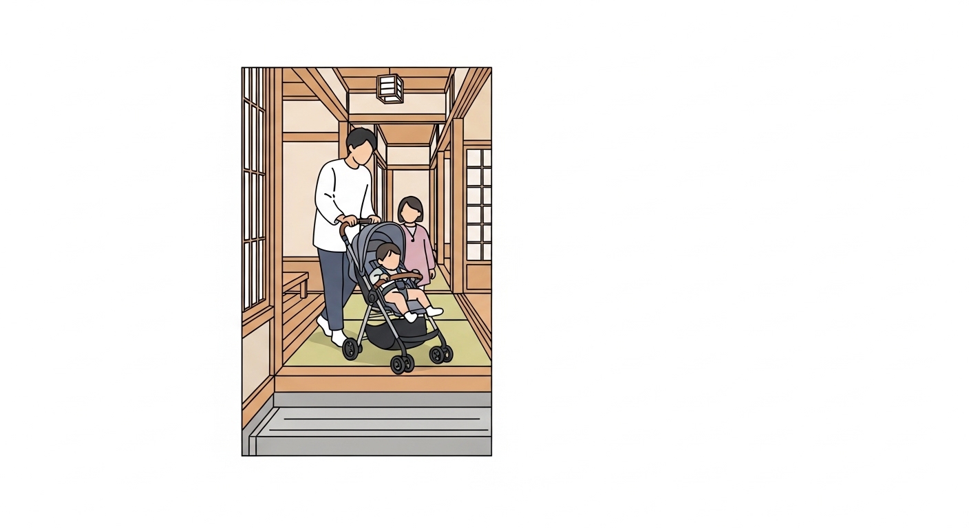 蘭亭の館内はベビーカー向き？1歳児と歩き回って感じたこと
