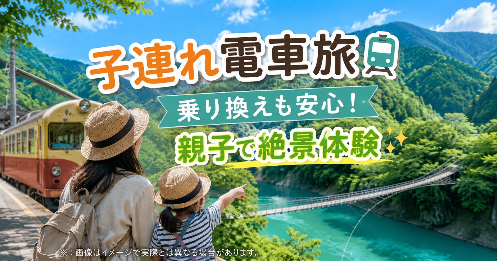 寸又峡 子連れ 電車旅｜乗り換え不安解消！飽きないモデルコース