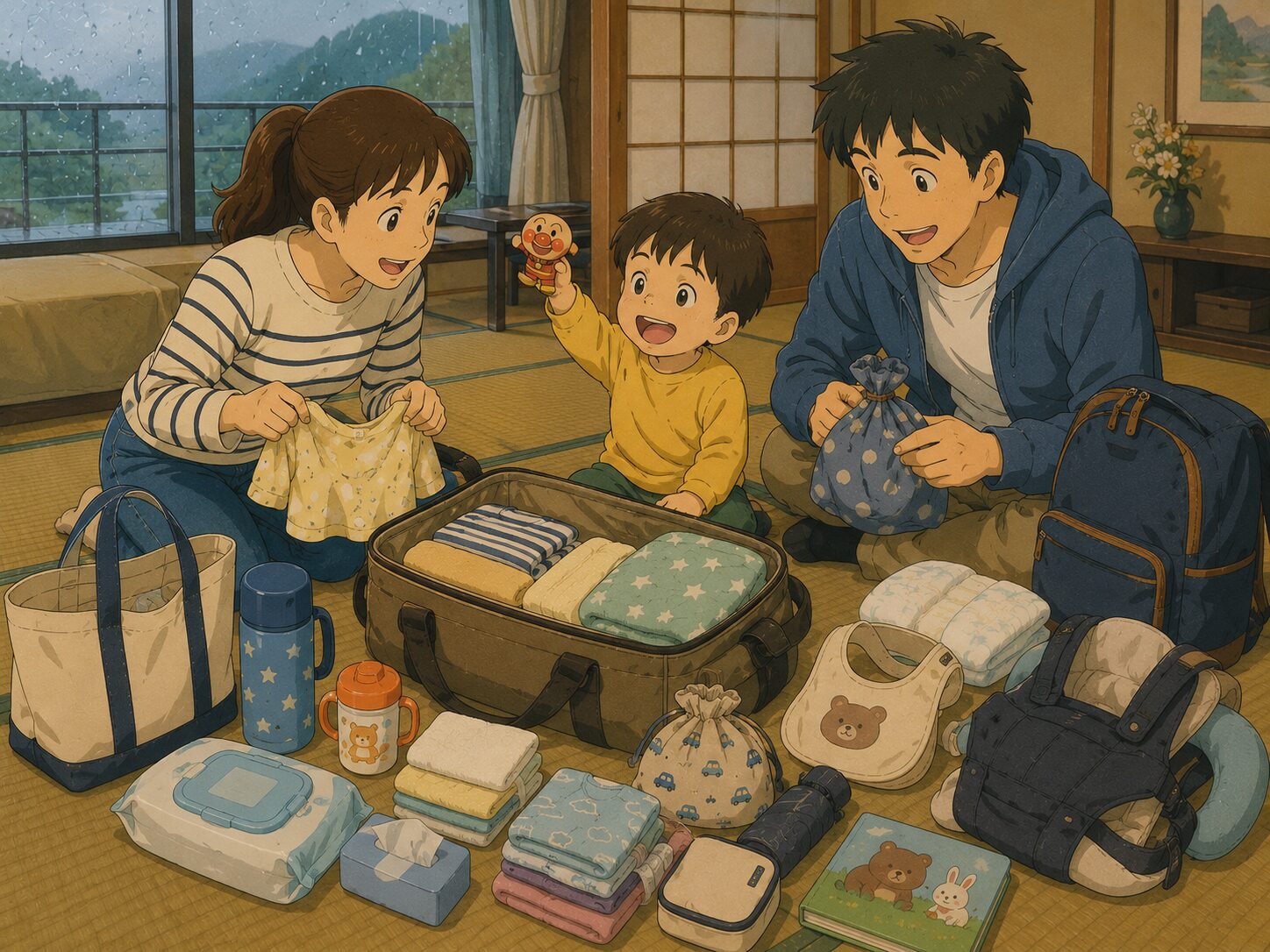 もう二度と忘れない!子連れ箱根旅行で持って行って助かった持ち物リスト