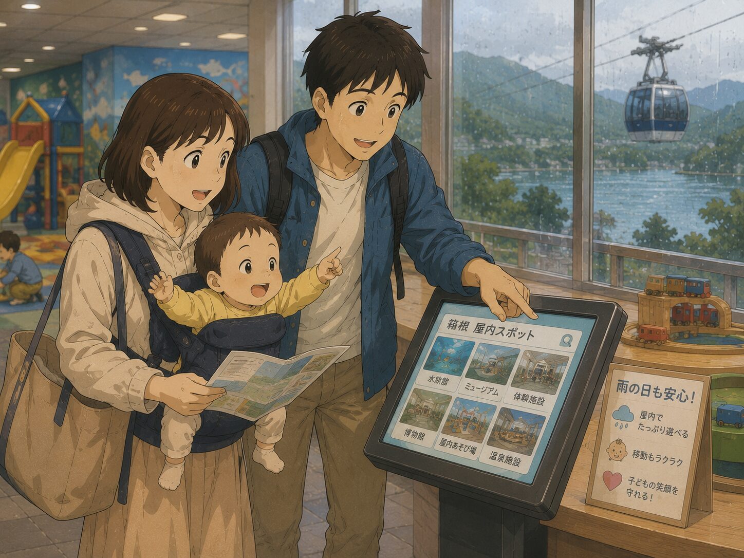 雨の日でも大丈夫!子どもの笑顔を守る箱根屋内スポットの探し方