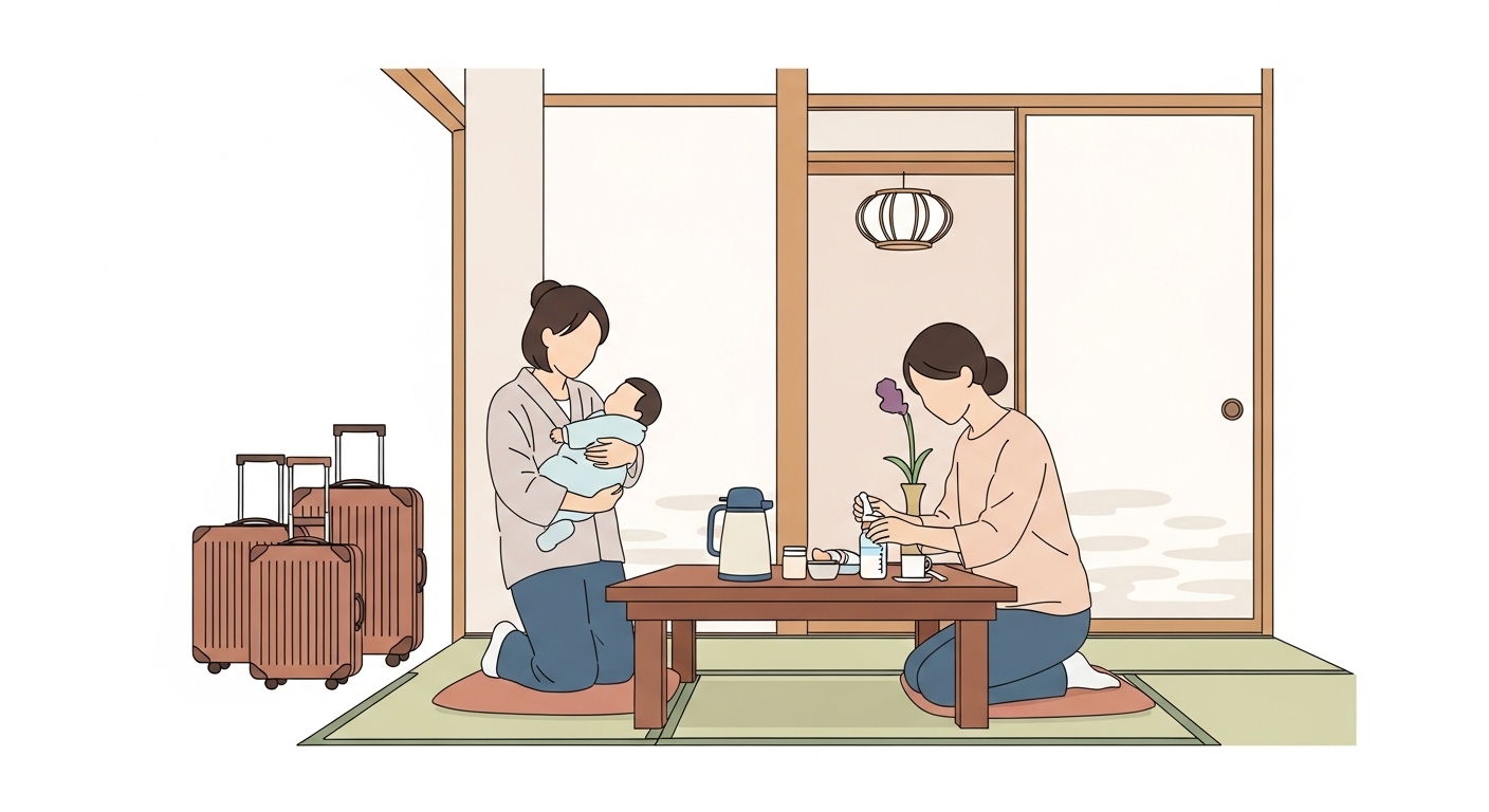 たちばなや到着後、ミルク準備の「理想的な流れ」を追ってみよう