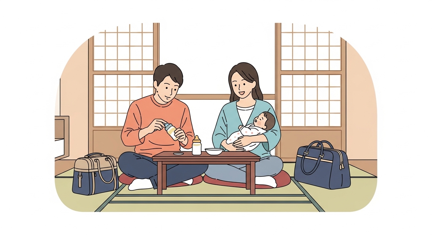 赤ちゃんとの旅行、諦めないで。たちばなやで最高の思い出を作ろう