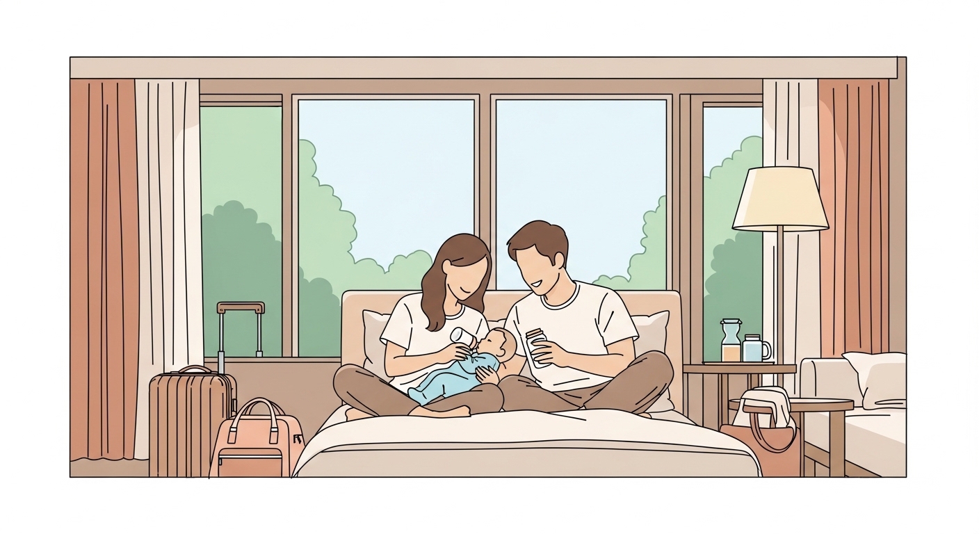 赤ちゃんとの旅行は、かけがえのない思い出になるから