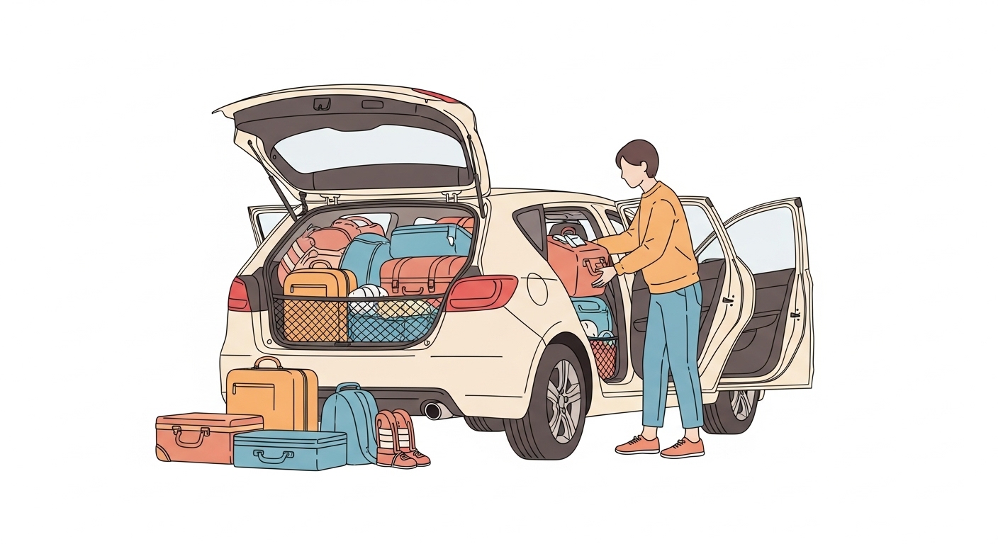 プロが教える！デッドスペース活用術と荷物の賢い詰め方