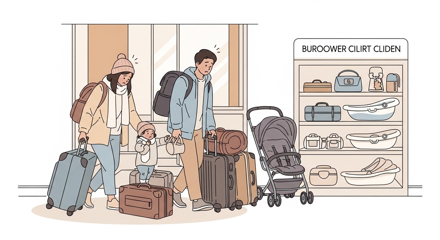 子連れ旅行=大荷物は誤解!所沢パークホテルで借りられるものはこれだった