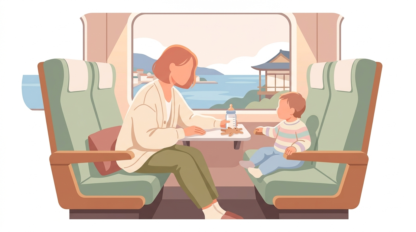 1歳児と電車で行く蒲郡・西浦温泉旅！移動中の「まさか」を乗り切るコツ