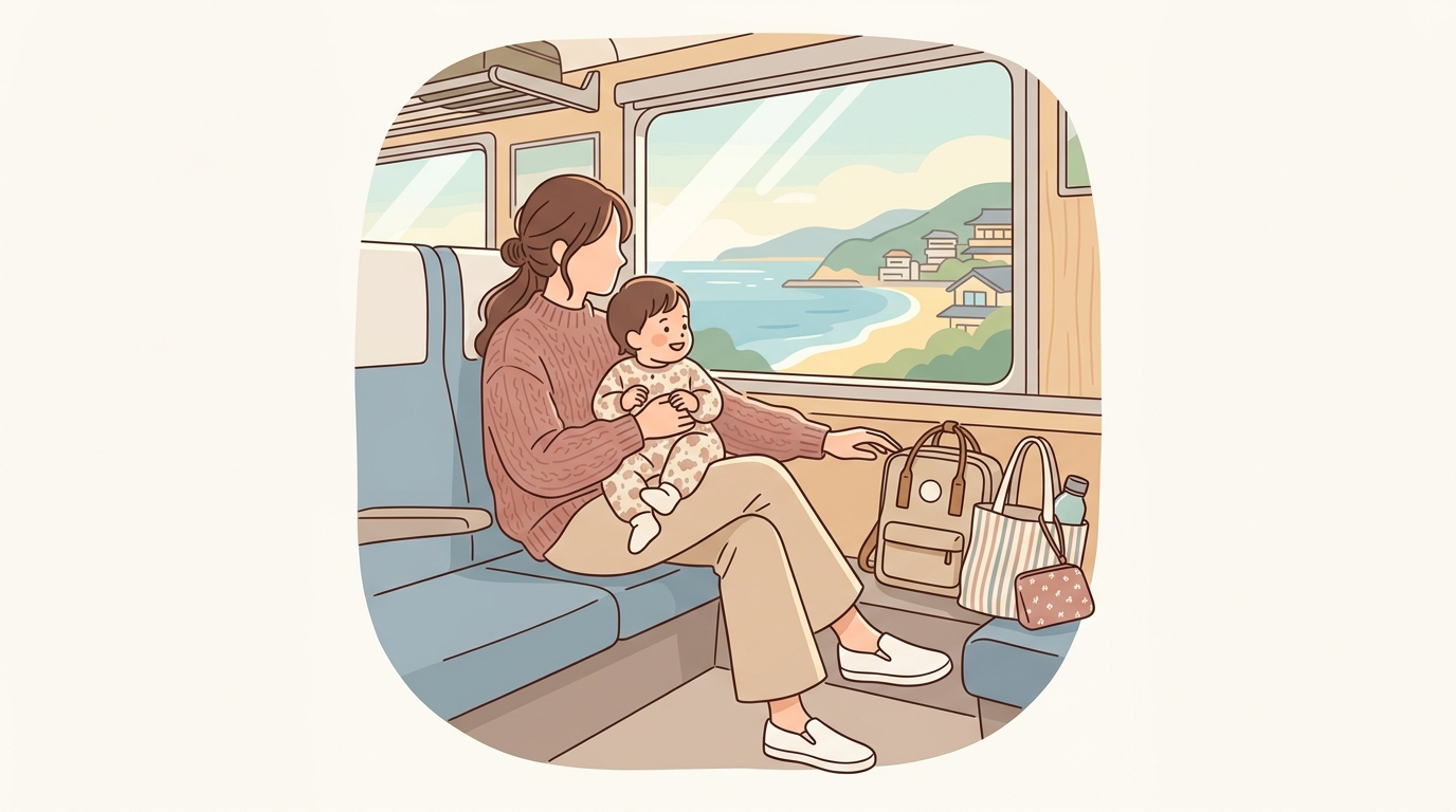 1歳児との蒲郡・西浦温泉旅！荷物はミニマムに、でも安心を忘れないで