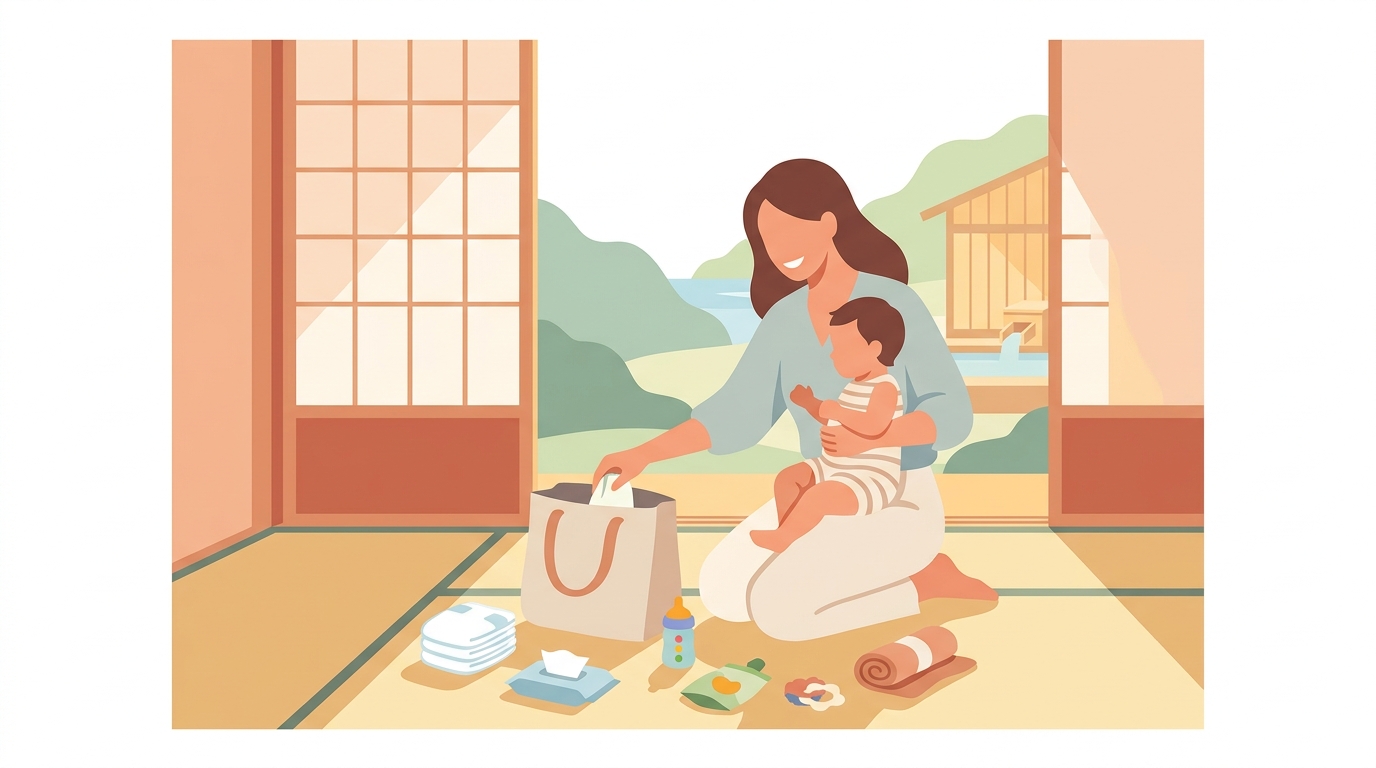 うちの子の場合！1歳児連れ鳥羽温泉郷で本当に役立った持ち物リスト