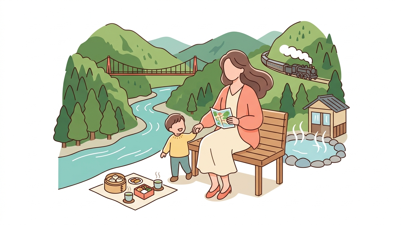 子連れでも大満足！寸又峡で外せない絶景と癒しスポット