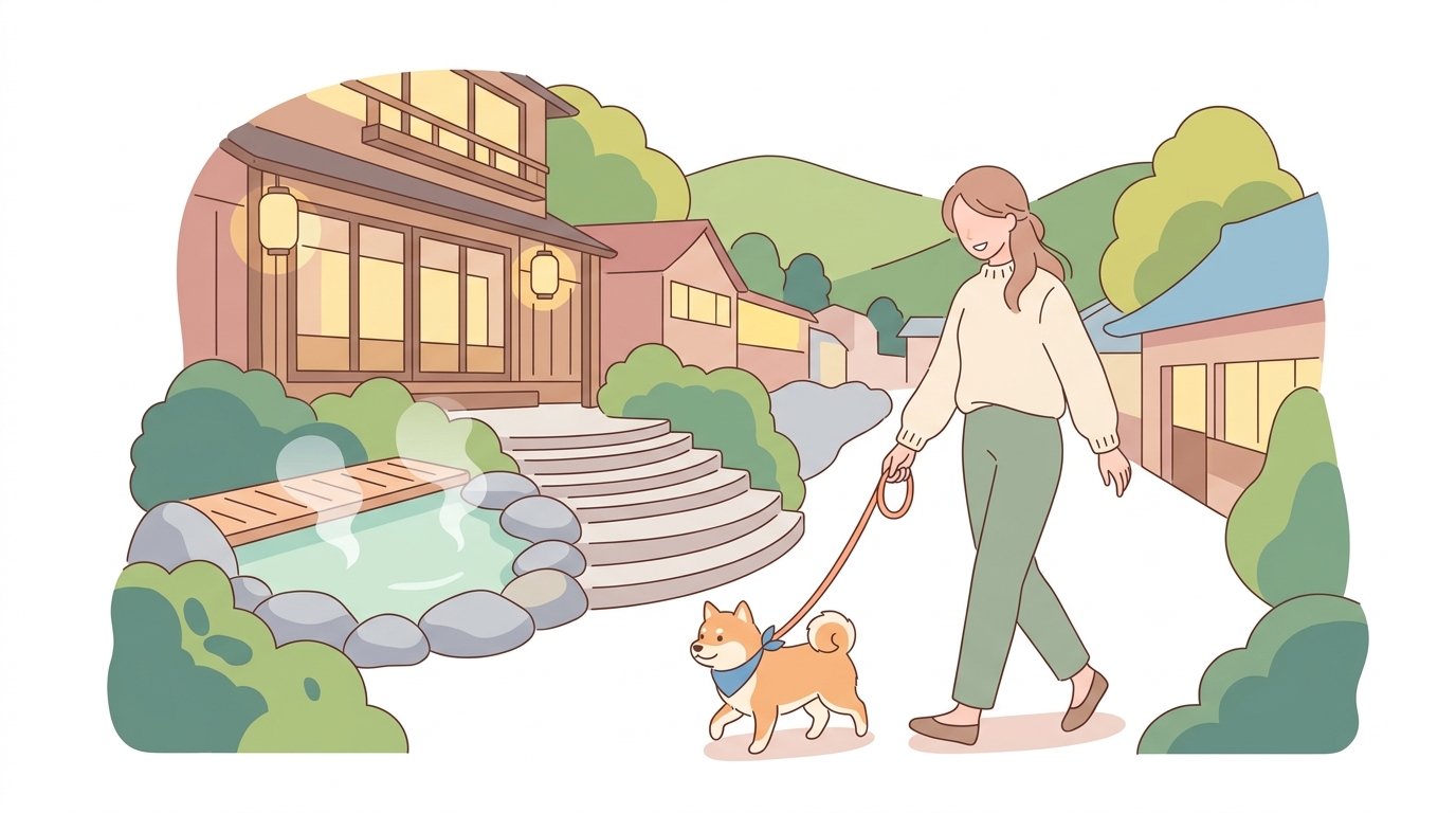 愛犬と月岡温泉をもっと楽しむ！周辺お散歩＆立ち寄りスポット