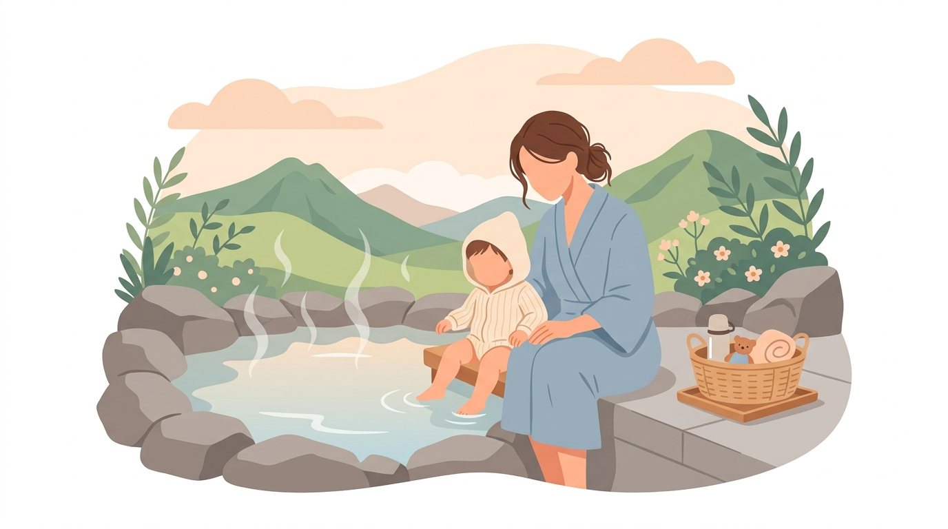 阿蘇温泉郷で、小さな家族と忘れられない思い出を作るために