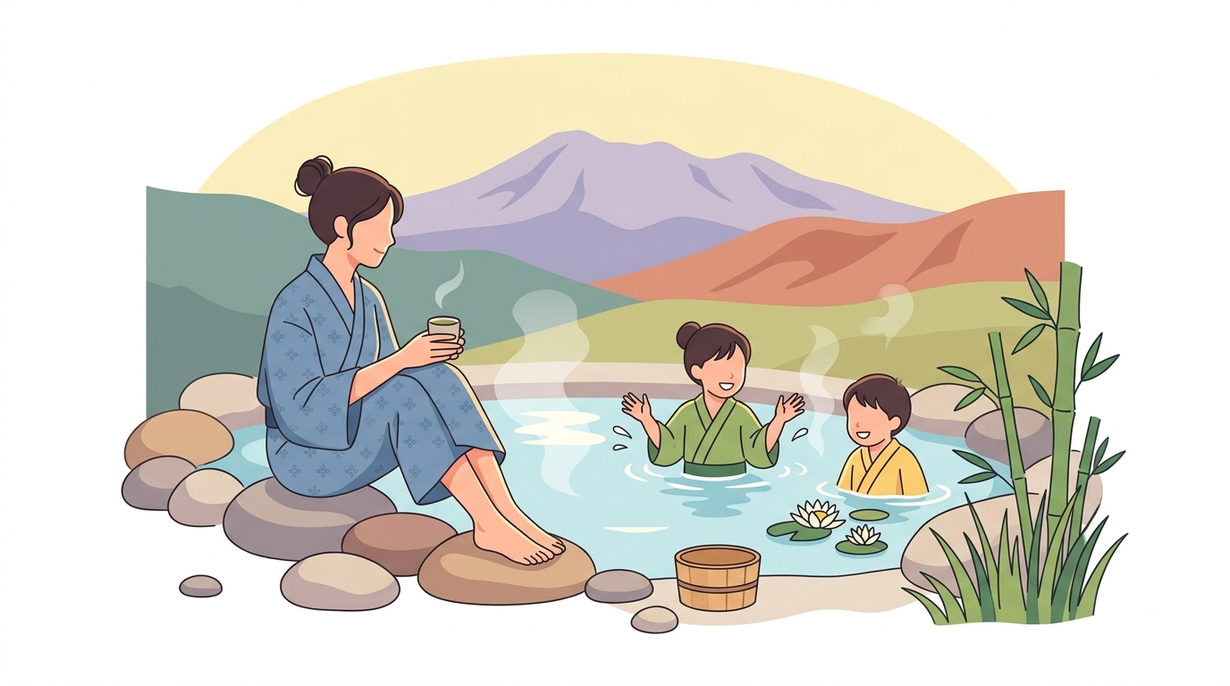 親だってリラックスしたい！子連れ阿蘇温泉郷で大人がホッと一息つく秘訣