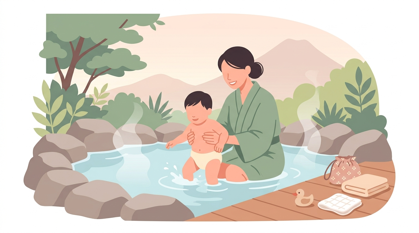 「湯布院の露天風呂、赤ちゃん連れで大丈夫？」不安を自信に変える秘訣、教えちゃうね