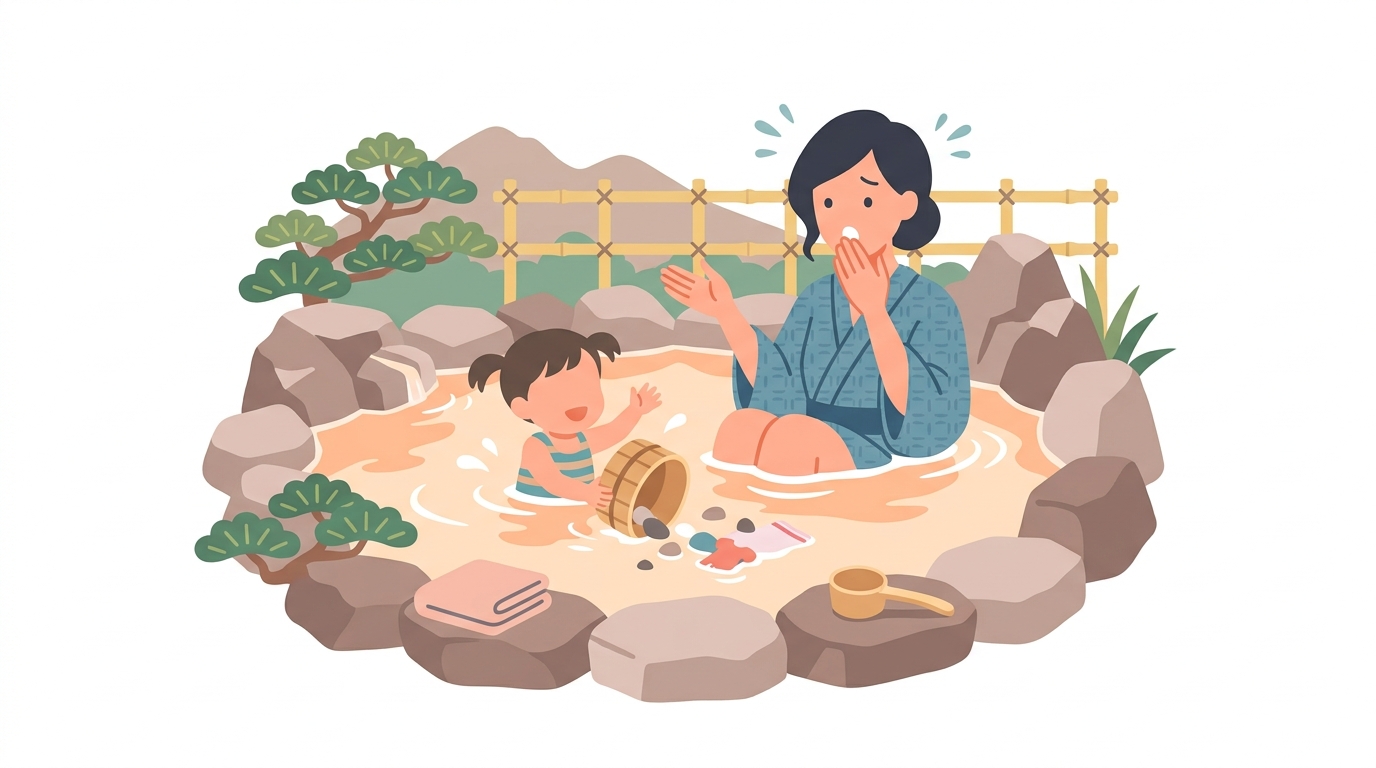 湯布院の露天風呂、子連れで「まさか？！」我が家が体験した“あちゃー”な瞬間
