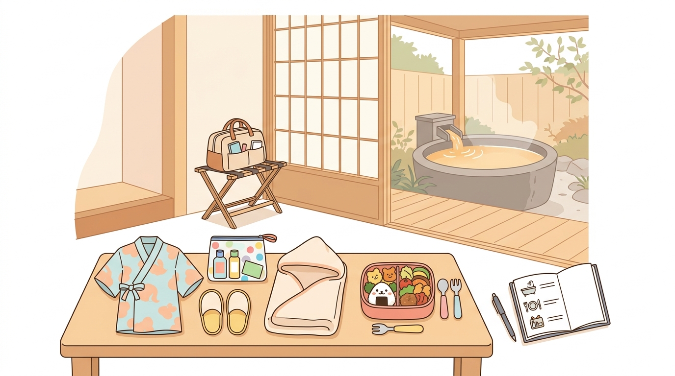 荷物を減らしたいママ必見!子連れ向けアメニティとサービスの確認点